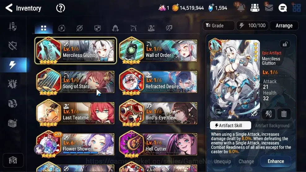 Epic Seven Accounts Starter GLOBAL UnVerif|New Era|5 ML(Belian,Dark Corverus,Arct Leika,Etc)+Ab Fumyr,Landy,Etc|Poh ON|2,4K 16