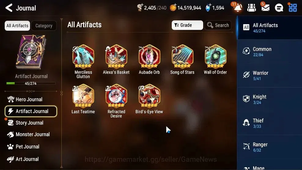 Epic Seven Accounts Starter GLOBAL UnVerif|New Era|5 ML(Belian,Dark Corverus,Arct Leika,Etc)+Ab Fumyr,Landy,Etc|Poh ON|2,4K 8