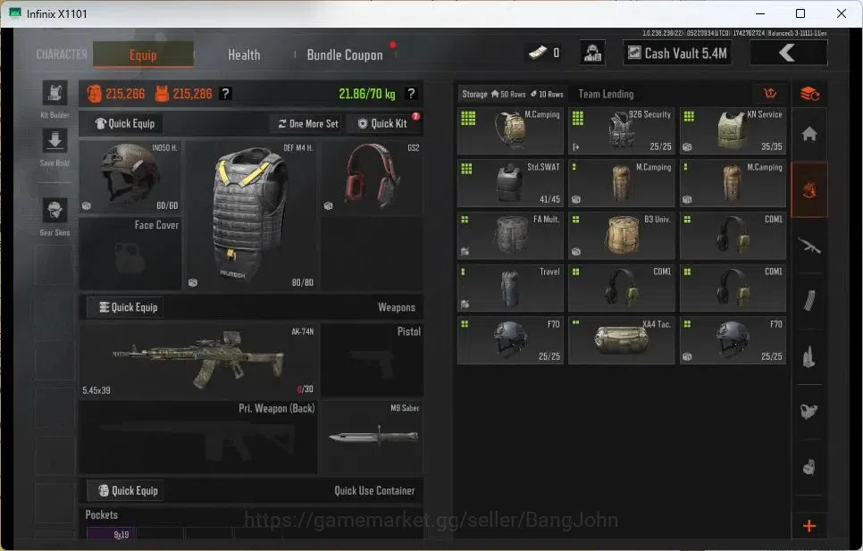 Arena Breakout Accounts Mobile | | LV 21 | SV 6.2 M | CV 5.35 M | GM AK-12 image 3