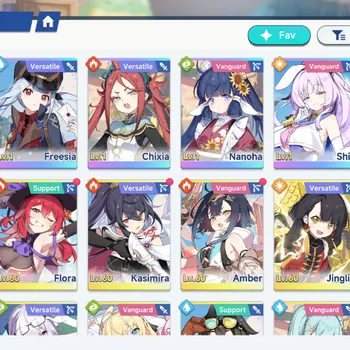 Stella Sora Accounts Global Lv 16|7 SSR, 2 Limited|(Noya T4+Sign, Shia, Chixia T2, Minova T1, Freesia, Nanoha, Mistique)|Log