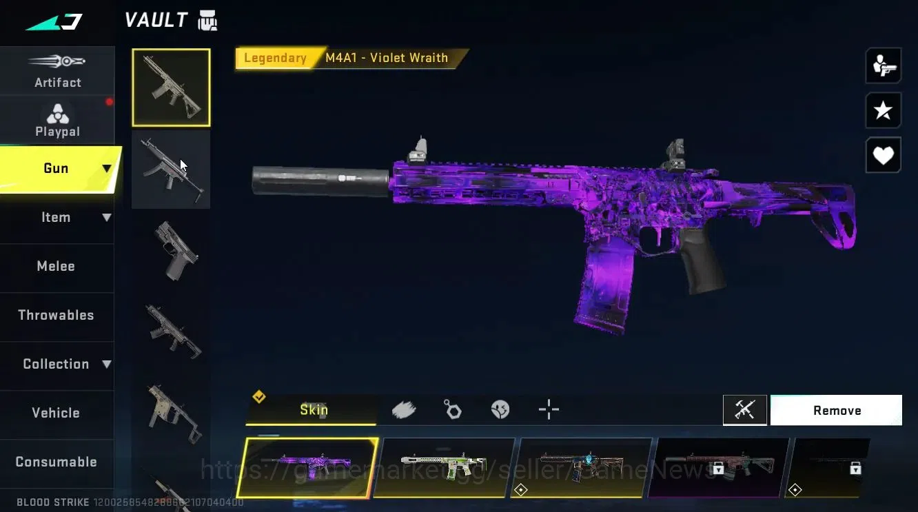 Blood Strike Accounts ASIA|ULTRA MELEE Talon Knife-Sanctum+[Kar98k,Thomp image 5