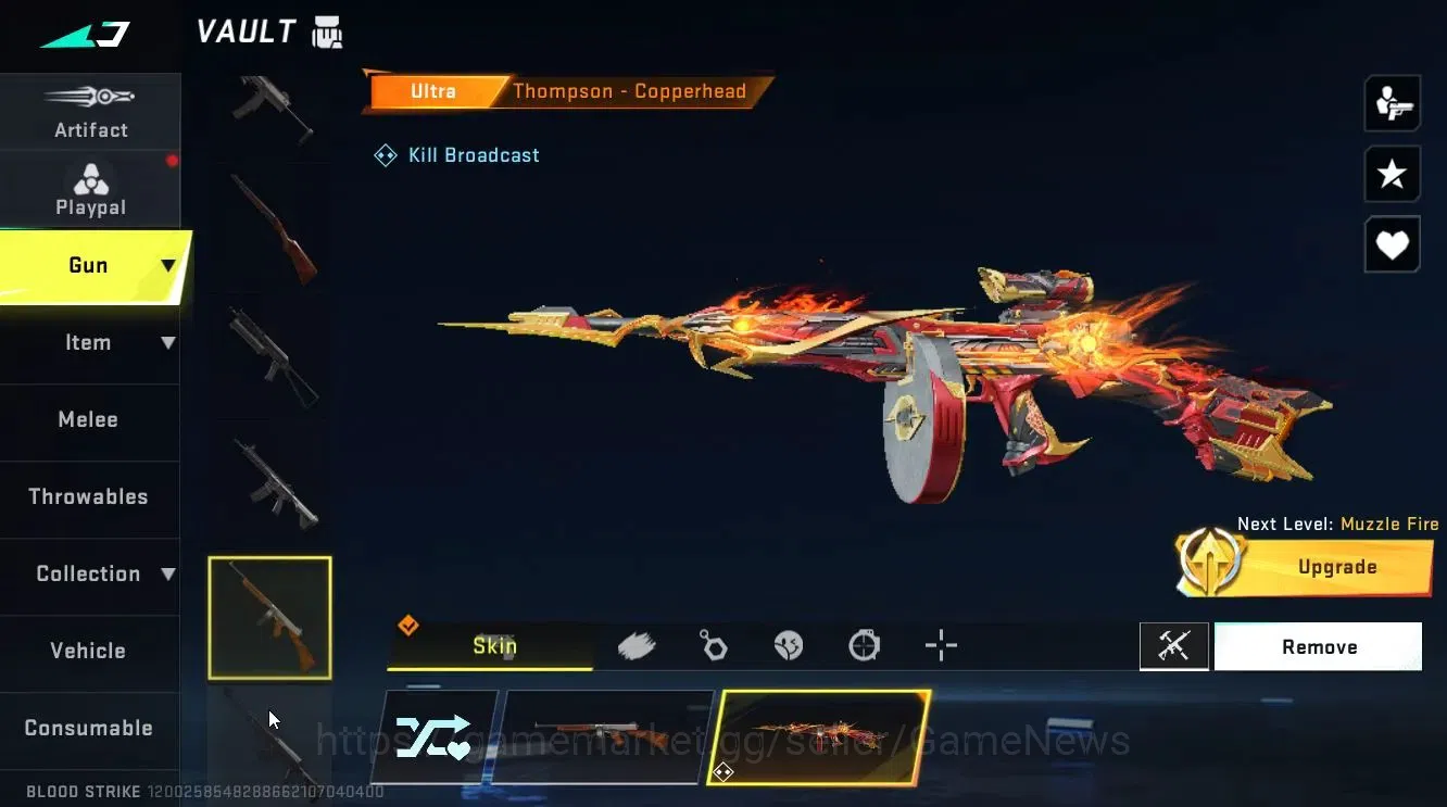 Blood Strike Accounts ASIA|ULTRA MELEE Talon Knife-Sanctum+[Kar98k,Thomp image 8