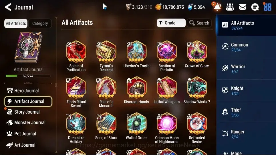 Epic Seven Accounts GLOBAL UnVerif|New Era|10 ML(LOT Scales,SN Yulha,A image 9