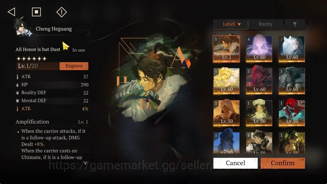 Reverse: 1999 Accounts GLOBAL|Lv70|32(*6Crew)(9Limit)|[(Ezio,PaperHeron,N image 16