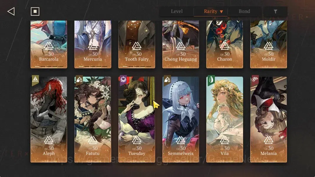 Reverse: 1999 Accounts GLOBAL|Lv70|32(*6Crew)(9Limit)|[(Ezio,PaperHeron,N image 4