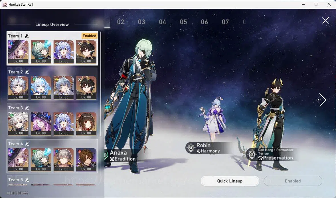 Honkai Star Rail Accounts Others ASIA|TL 70|16 Limit|11 LCsign|Jade 2140+Warp 15|Hypercarry 20