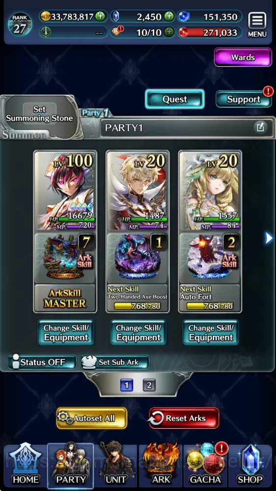 Last Cloudia Accounts GLOBAL| Top Collab (ELelouch,Kallen,Bayonetta,Hina image 3