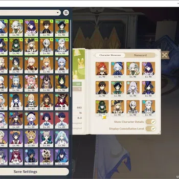 Genshin Impact Accounts Others ASIA|AR 60|Rate On|9 Prem Team|26 Limit + 7 (*5 Weap)|Columbina,Furina,Ganyu +Sign,Raiden