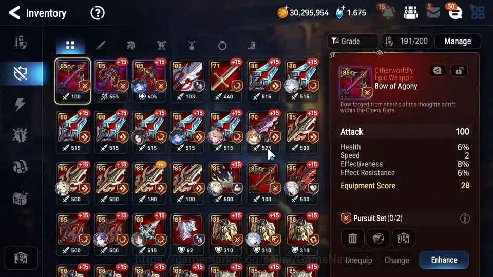 Epic Seven Accounts Limited Hero GLOBAL Unverif|NewEra|8 ML(LC Bellona,DP Aria,DBSenya,Etc)+Rinak,AFSFlan|PoH ON|1,6K 14
