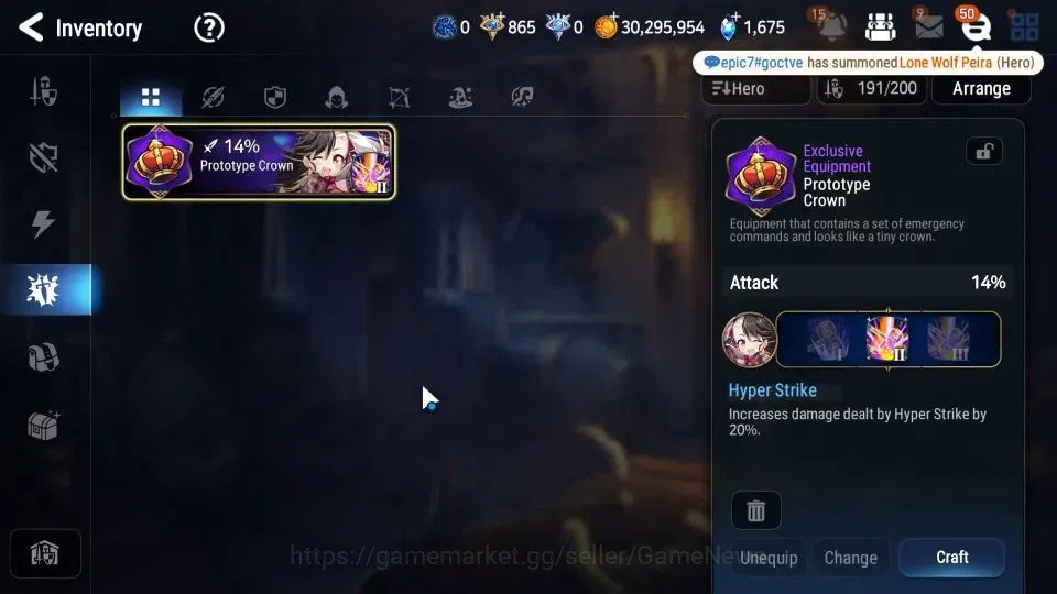 Epic Seven Accounts Limited Hero GLOBAL Unverif|NewEra|8 ML(LC Bellona,DP Aria,DBSenya,Etc)+Rinak,AFSFlan|PoH ON|1,6K 16