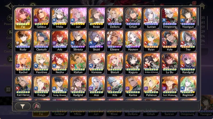 Seven Knights Re:Birth Accounts Global|Full 1