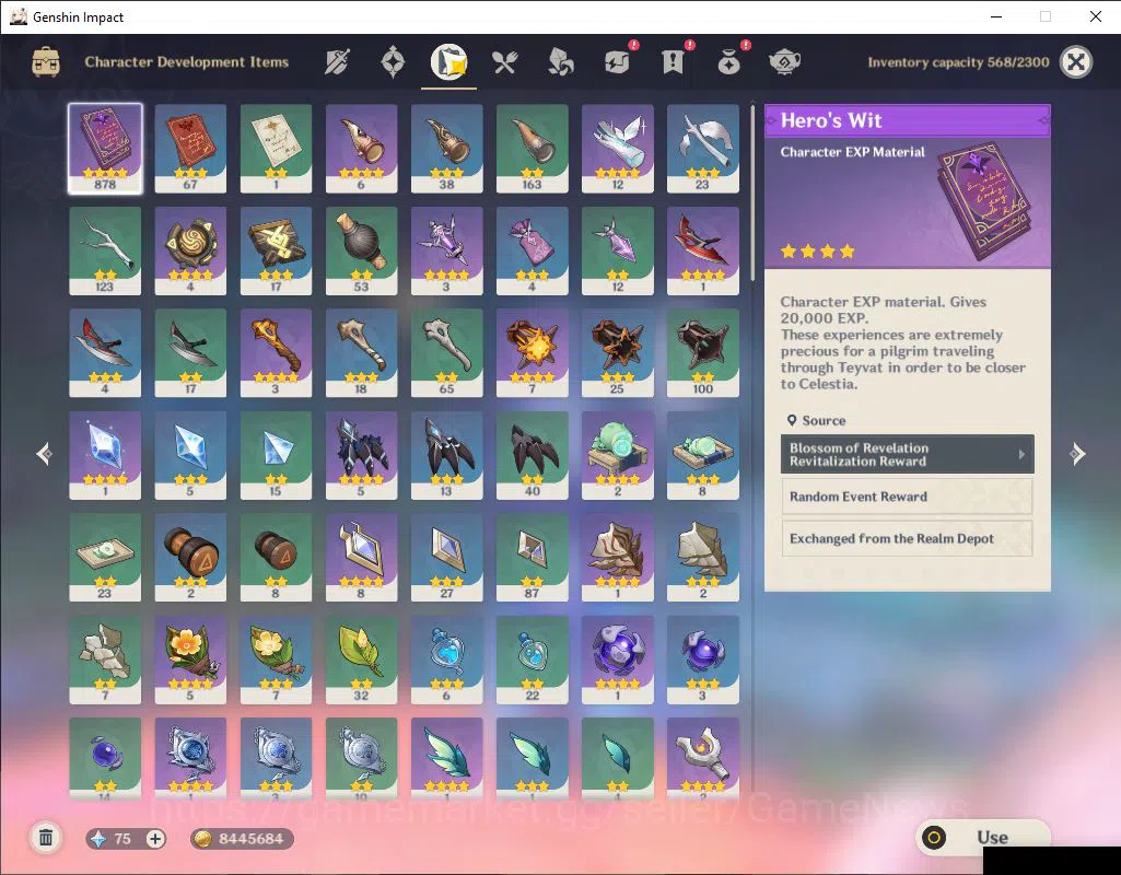 Genshin Impact Accounts Mid Game ASIA|AR 55|3Limited+4(*5Weapon)|Prime Team[Skirk+Sign,Neuvillate,Escoffier]|Mc Male|Low 6