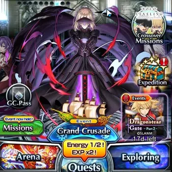 Grand Summoners Accounts End-Game Global|Rank 127|1 SpArt|34 Ascend+18 TW|(Shadow,Beta,S Emiya,S Luvia)+TW Penciligon