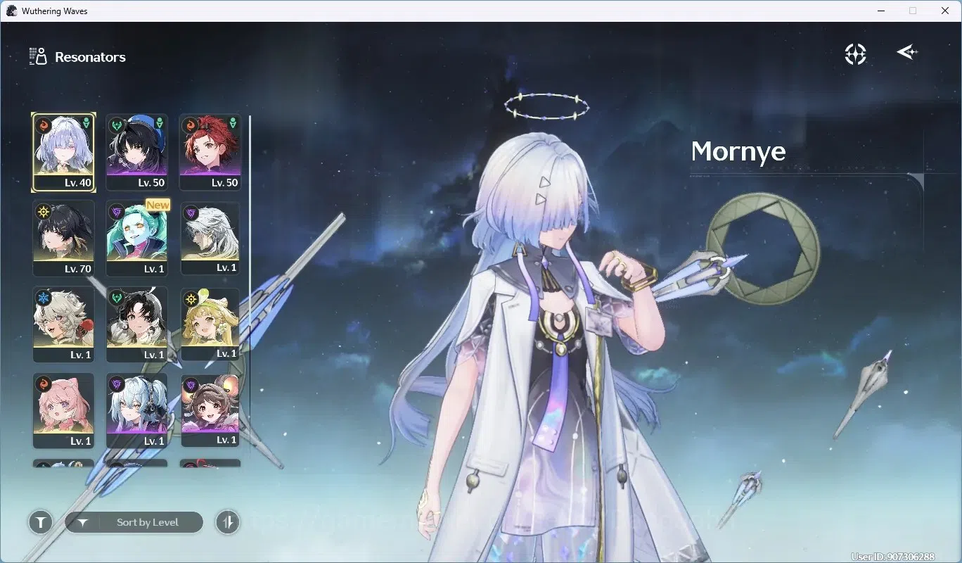 Wuthering Waves Accounts Starter SEA|UL46 | Rank 5 |2 Char Limited [Mornye Rc3 +Sign],Rebecca|+(Denia Sign)|Mc 2