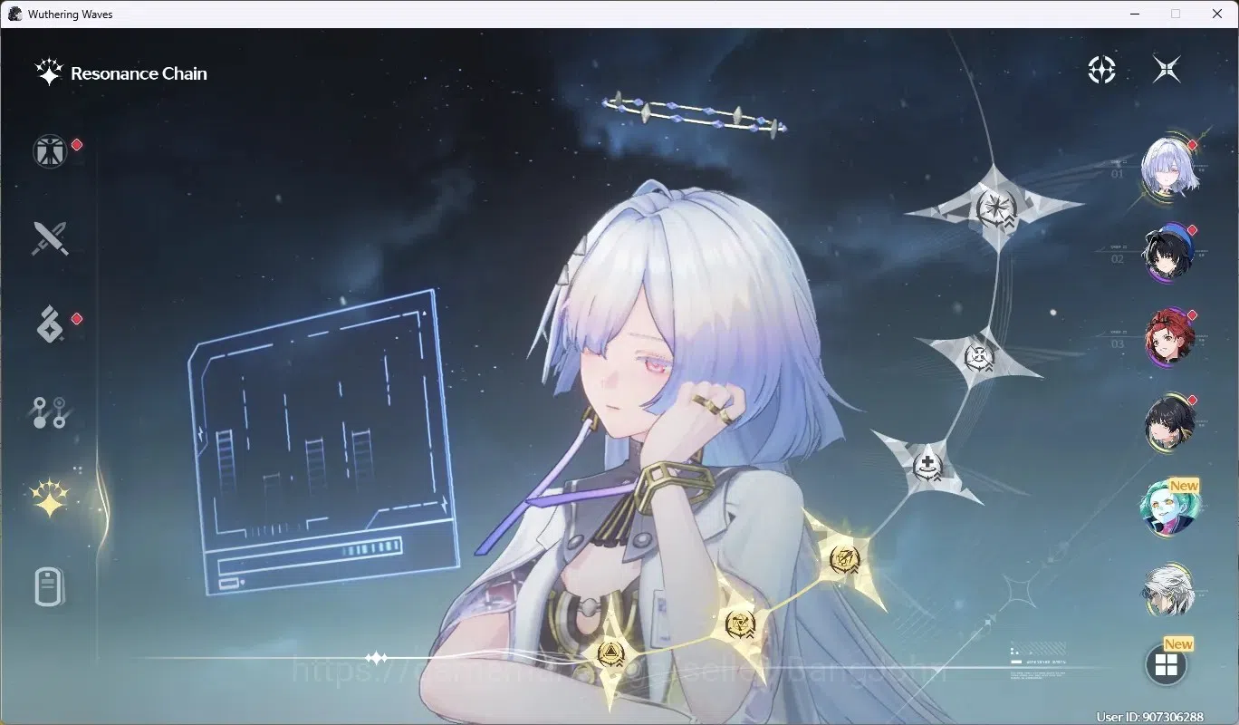 Wuthering Waves Accounts Starter SEA|UL46 | Rank 5 |2 Char Limited [Mornye Rc3 +Sign],Rebecca|+(Denia Sign)|Mc 3