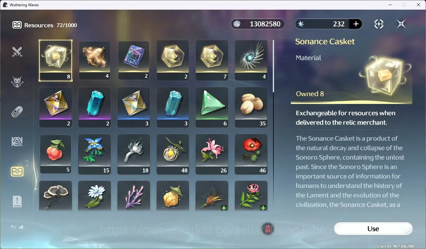 Wuthering Waves Accounts Starter SEA|UL46 | Rank 5 |2 Char Limited [Mornye Rc3 +Sign],Rebecca|+(Denia Sign)|Mc 8