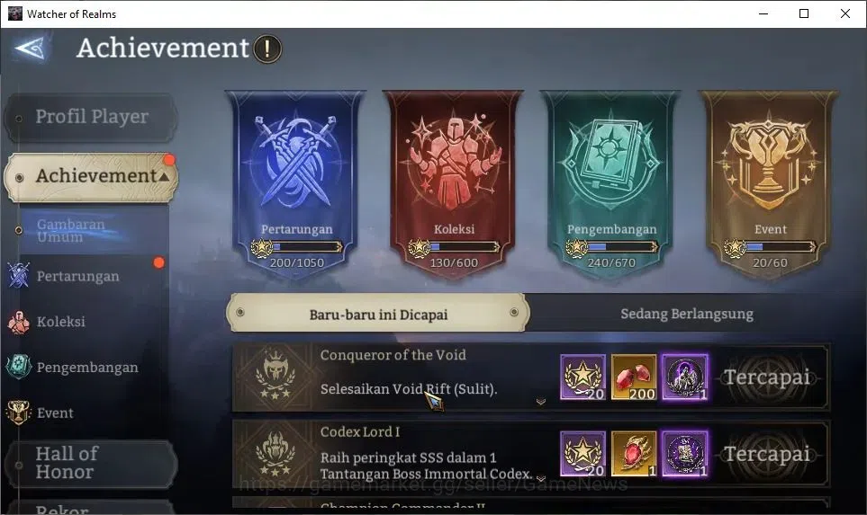 Watcher of Realms Accounts GLOBAL 60x|Lv67 2,8M Power|6 Lord[Rivenhald,Solcad image 3
