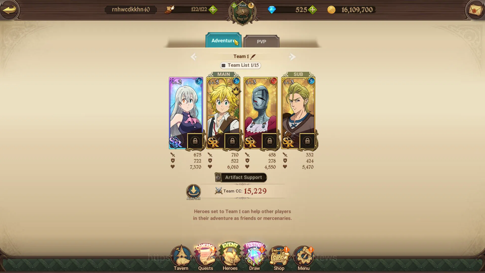 The Seven Deadly Sins: Grand Cross Accounts Global |544K CC|Starter Ch1|525 Dm| 3 UR + Collab image 4