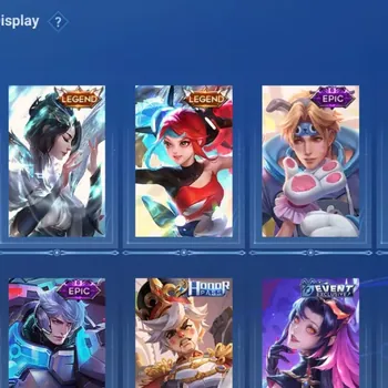 Honor of Kings Accounts Rare Skin Global|69H 28S|Minion: Camping Recruit|2 Legend|2 Epic|1 DDD|2 HonorPass|2 Event