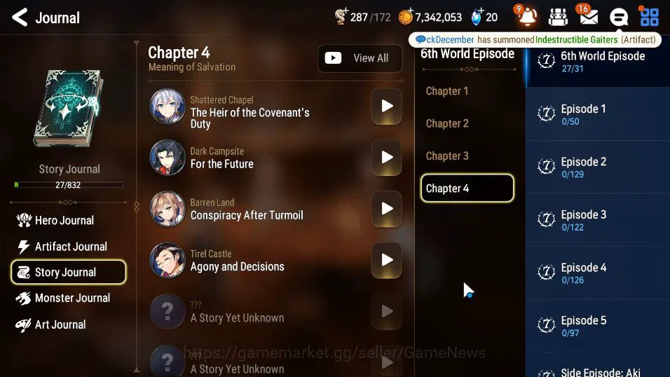 Epic Seven Accounts ASIA Unverif|New Era Mor lv6|2 ML(Salome,Solitaria image 16