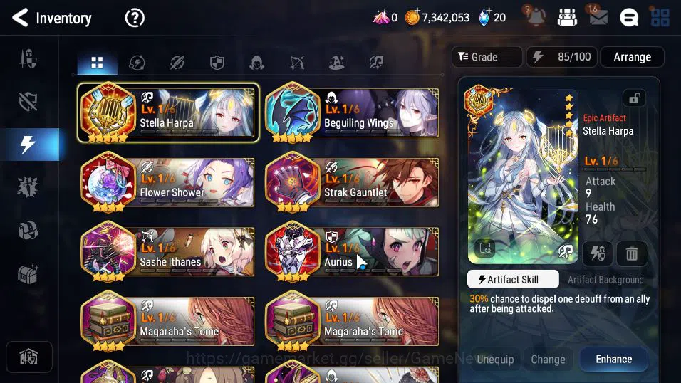Epic Seven Accounts ASIA Unverif|New Era Mor lv6|2 ML(Salome,Solitaria image 7