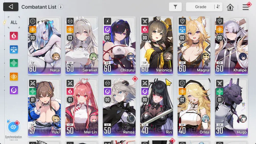 Chaos Zero Nightmare Accounts ASIA Lv53|13 SSR[Narja,SerenielM3,Chizuru,YukiM1]+ image 3