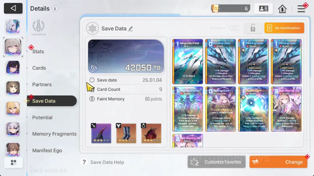 Chaos Zero Nightmare Accounts ASIA Lv53|13 SSR[Narja,SerenielM3,Chizuru,YukiM1]+ image 7