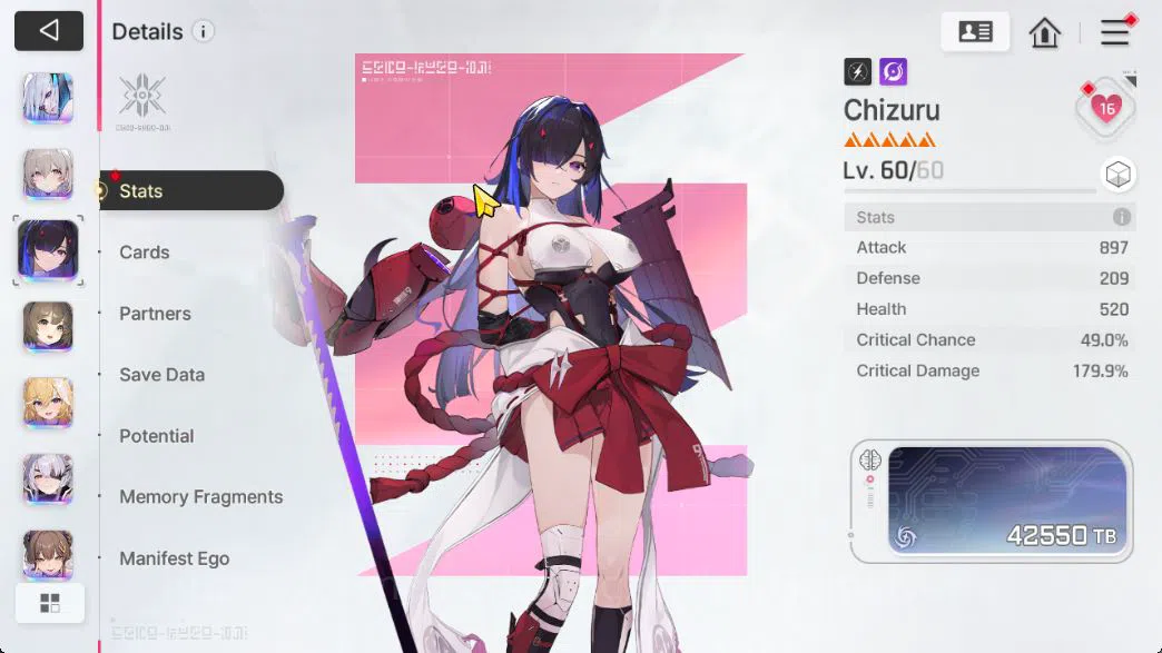 Chaos Zero Nightmare Accounts ASIA Lv53|13 SSR[Narja,SerenielM3,Chizuru,YukiM1]+ image 9