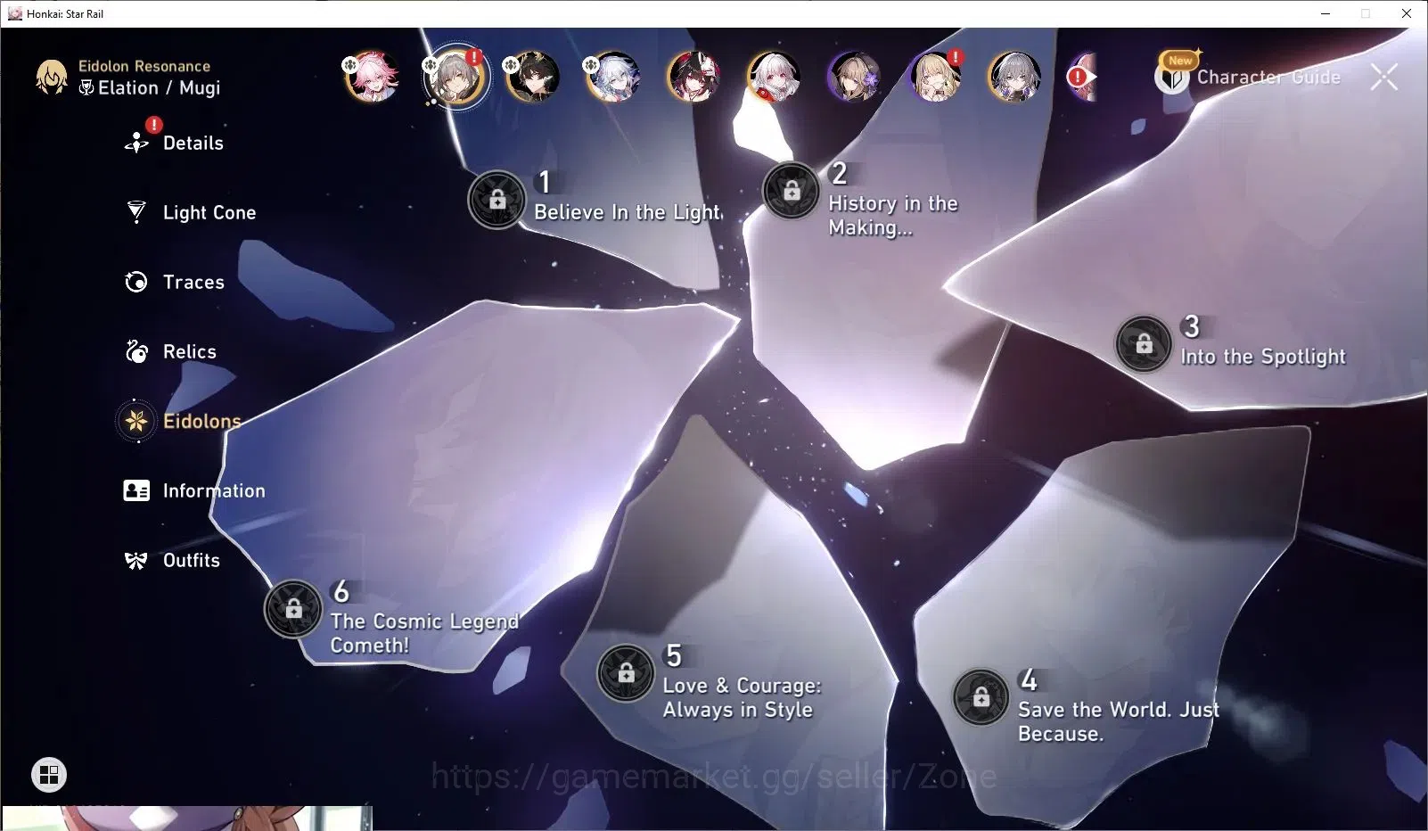 Honkai Star Rail Accounts ASIA|TL40|7x 5-Star Chars|Evanescia L50|Yao Guang image 3