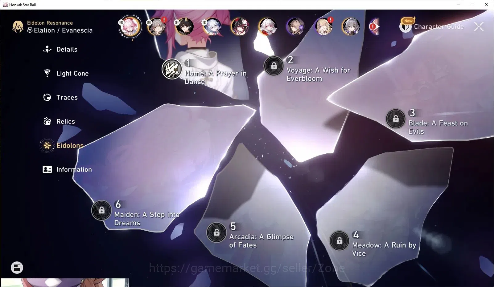 Honkai Star Rail Accounts ASIA|TL40|7x 5-Star Chars|Evanescia L50|Yao Guang image 4