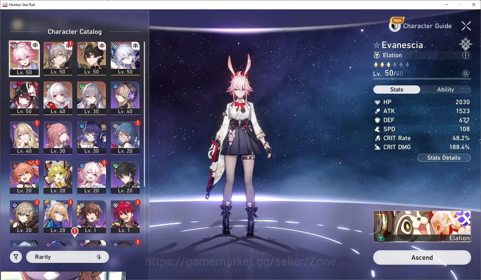 Honkai Star Rail Accounts ASIA|TL40|7x 5-Star Chars|Evanescia L50|Yao Guang image 5