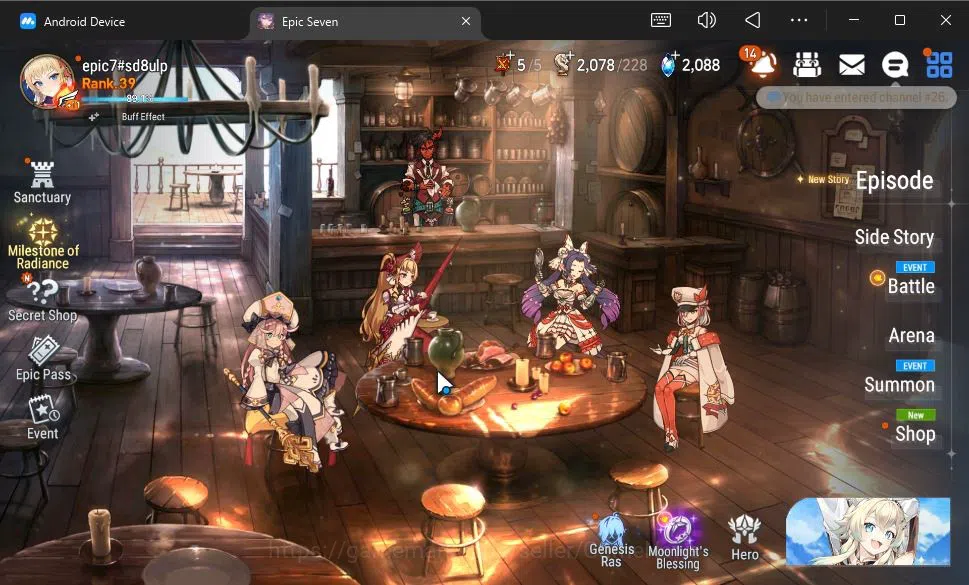Epic Seven Accounts GLOBAL Unverif|New Era|5 ML(Salome,Belian,LW Peira image 1