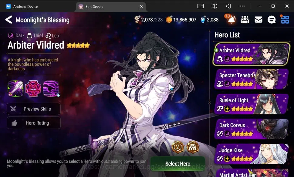 Epic Seven Accounts GLOBAL Unverif|New Era|5 ML(Salome,Belian,LW Peira image 15