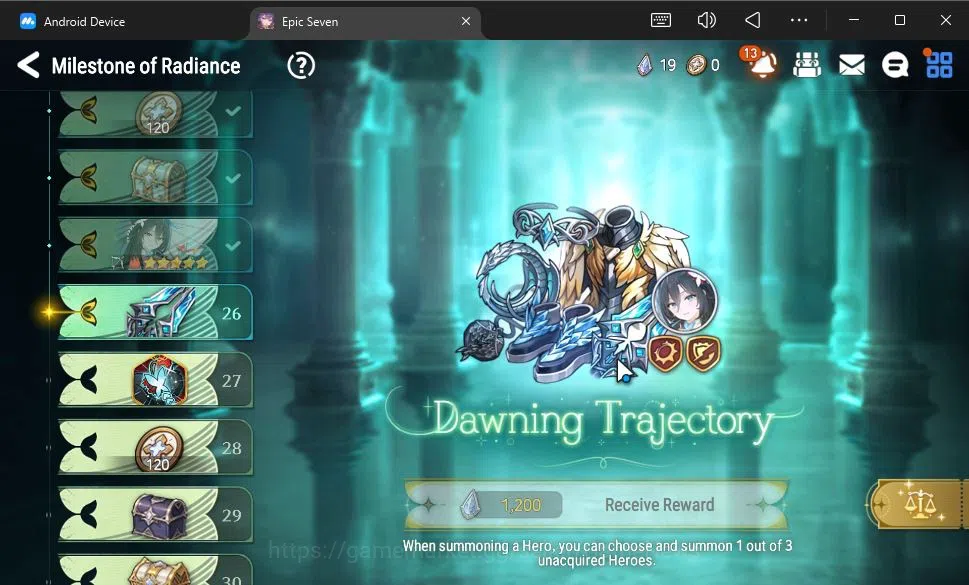 Epic Seven Accounts GLOBAL Unverif|New Era|5 ML(Salome,Belian,LW Peira image 4