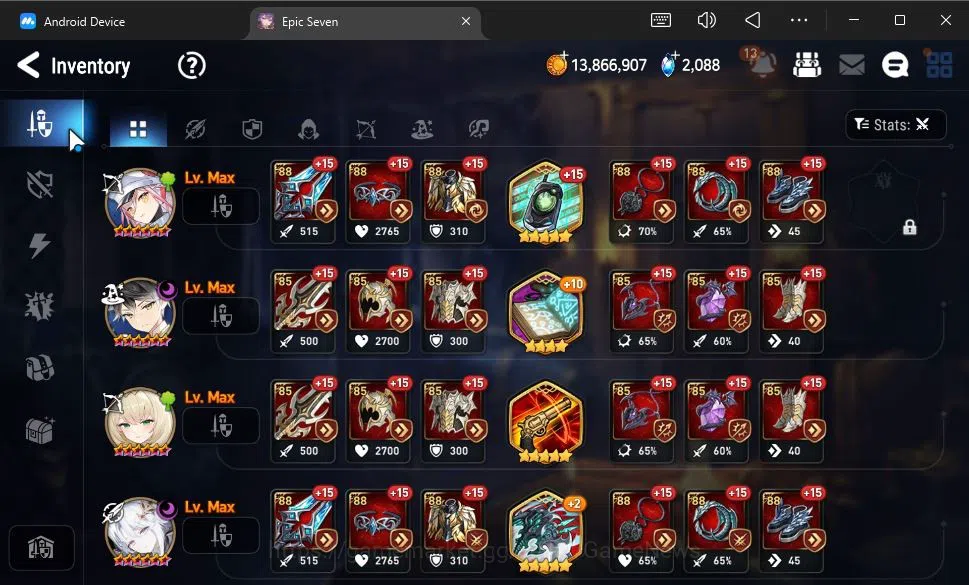 Epic Seven Accounts GLOBAL Unverif|New Era|5 ML(Salome,Belian,LW Peira image 9