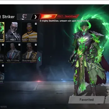 Blood Strike Accounts Starter ASIA Starter | 1 ETERNAL Striker VOLT DeathClaw | 2 Legend weapon|Check SS|LogNetEase(BS1417Z)