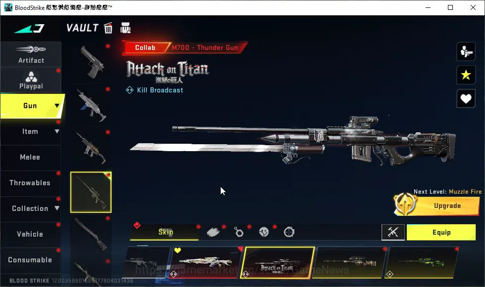 Blood Strike Accounts ASIA|7 ETERNAL[NOVA,ZERO,KAG-6 Lv5,AUG Lv3,Kar98k image 2