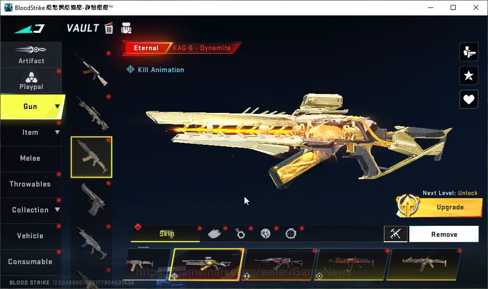 Blood Strike Accounts ASIA|7 ETERNAL[NOVA,ZERO,KAG-6 Lv5,AUG Lv3,Kar98k image 6