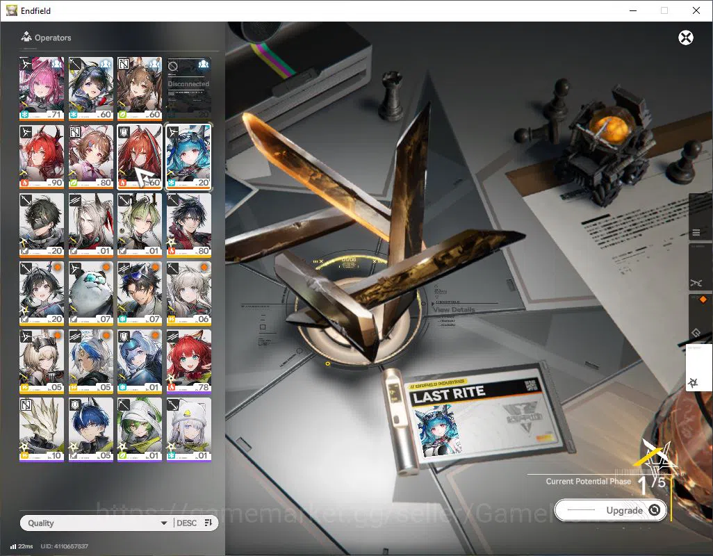 Arknights: Endfield Accounts ASIA|Lv 52|SSR 9 (5Limit) [TangTang,LaevatainP1,]+ image 11