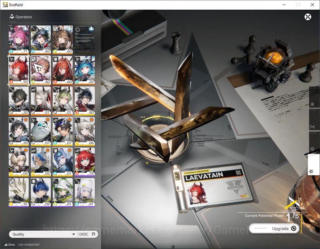Arknights: Endfield Accounts ASIA|Lv 52|SSR 9 (5Limit) [TangTang,LaevatainP1,]+ image 13