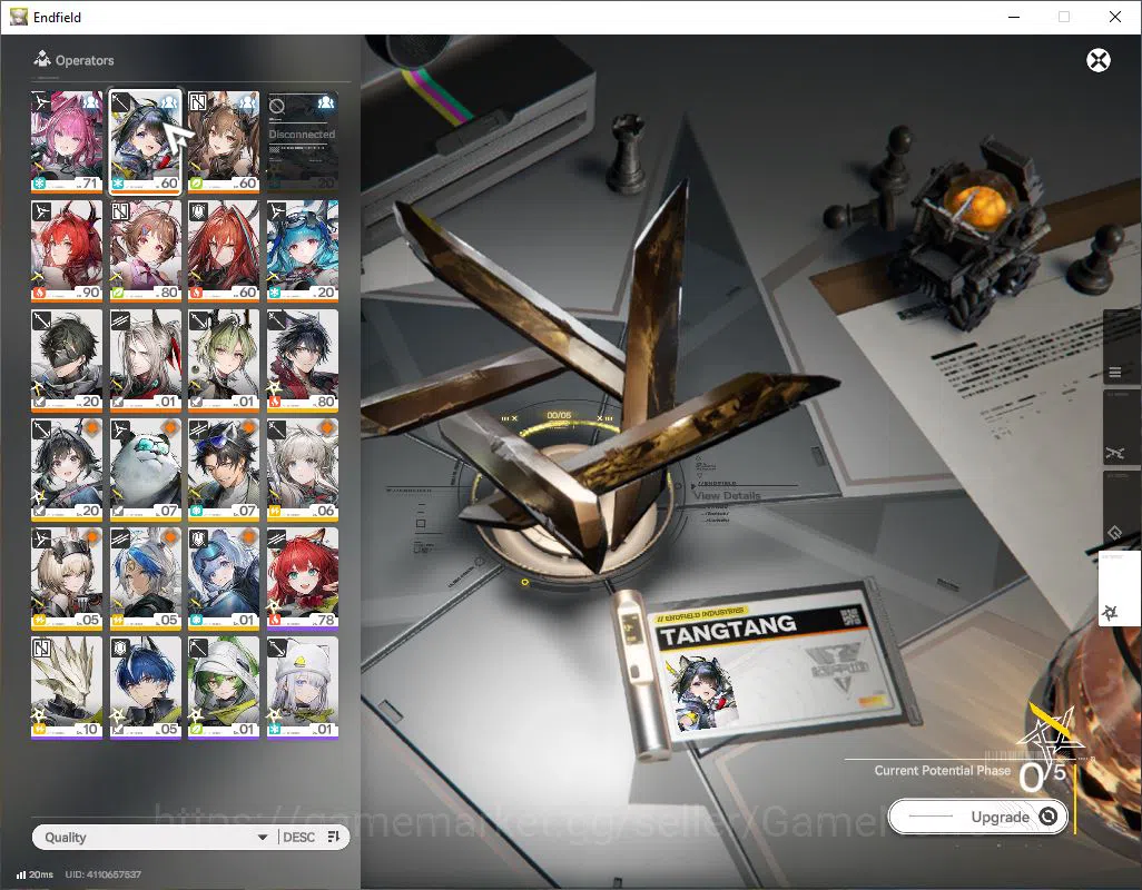 Arknights: Endfield Accounts ASIA|Lv 52|SSR 9 (5Limit) [TangTang,LaevatainP1,]+ image 15
