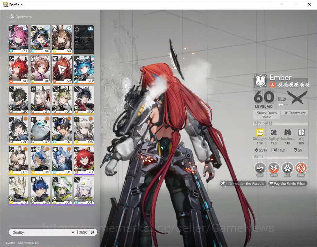 Arknights: Endfield Accounts ASIA|Lv 52|SSR 9 (5Limit) [TangTang,LaevatainP1,]+ image 7