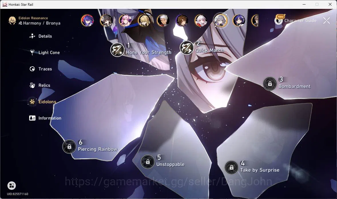 Honkai Star Rail Accounts ASIA|TL 65|11 limit|Anaxa E2+sign,YaoGuang,Evernig image 6