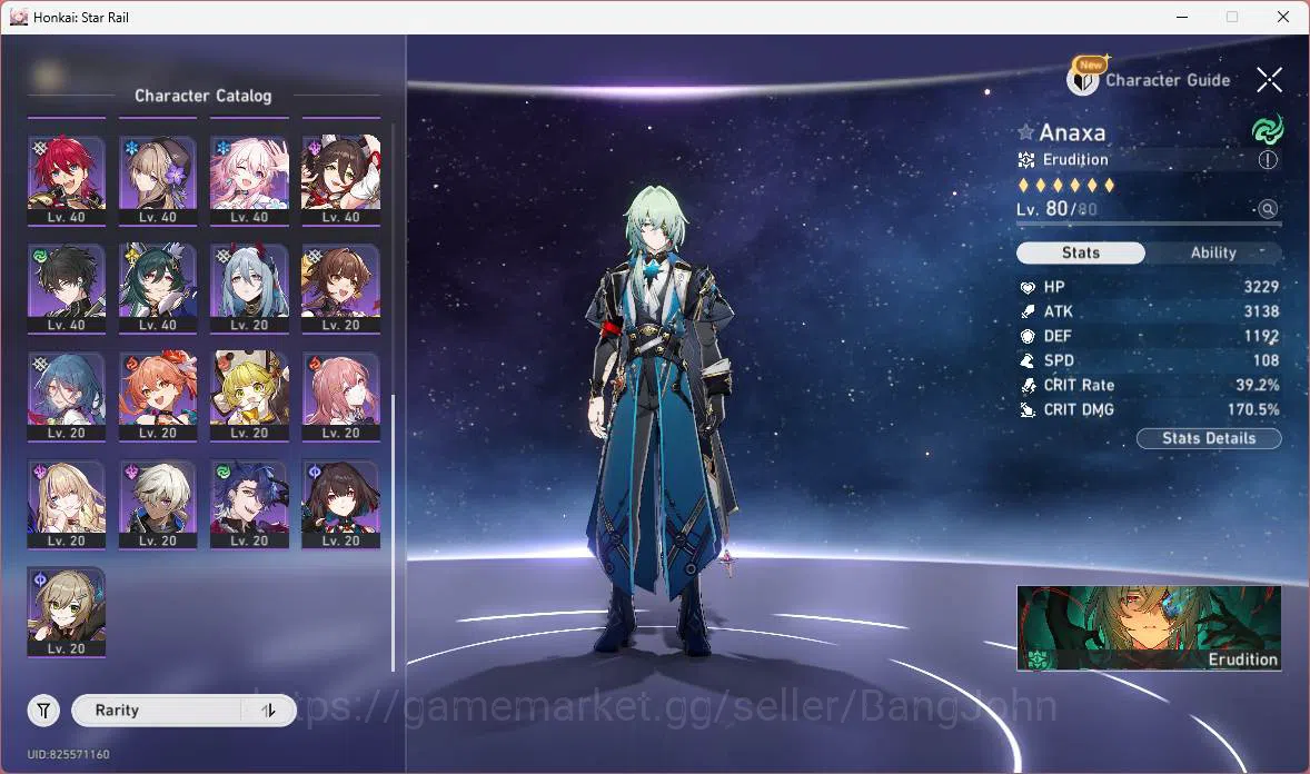 Honkai Star Rail Accounts ASIA|TL 65|11 limit|Anaxa E2+sign,YaoGuang,Evernig image 8