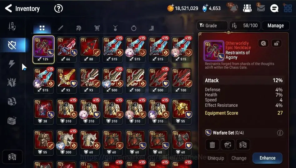 Epic Seven Accounts ASIA Unverif|7 ML(Salome, NM Luna, SP Politis,etc) image 18