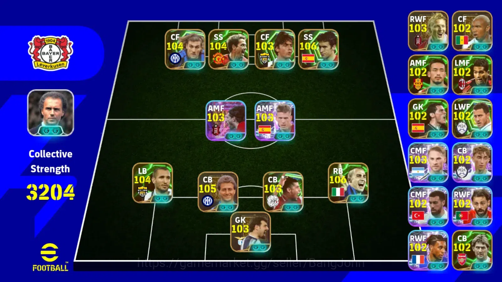 eFootball Accounts Android|PW 3204|Epic Fablo Cannavaro,Epic Riccardo image 9