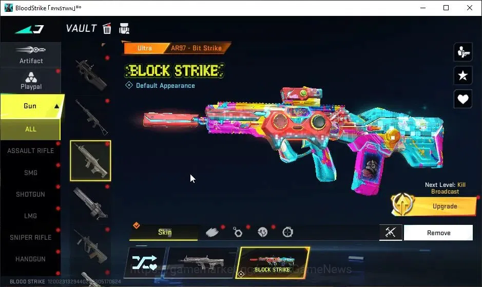 Blood Strike Accounts ASIA|Eternal ZERO-Odashadow|Collab 7DS[QBZ95,Kar98 image 11