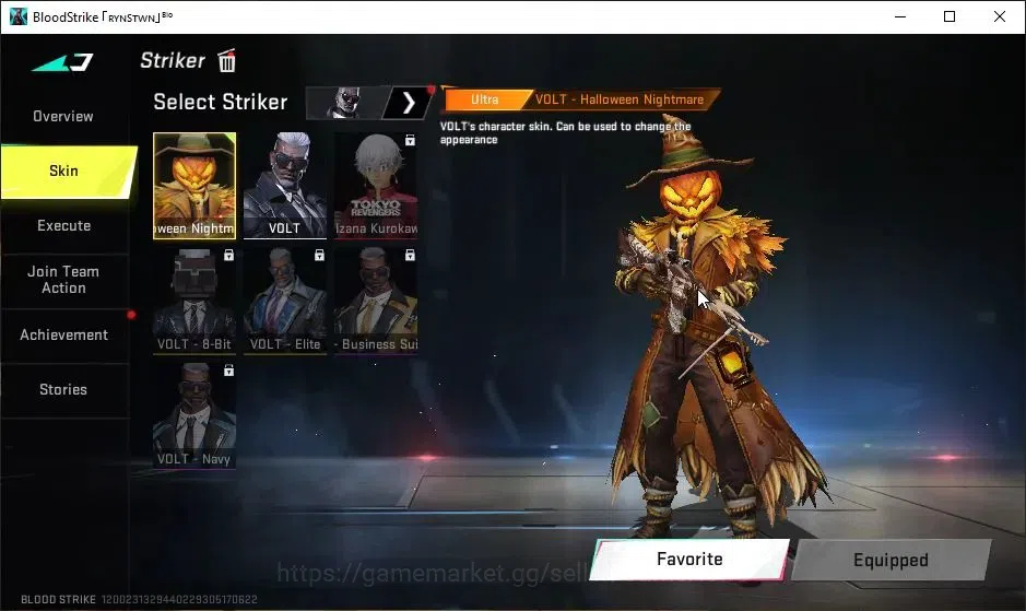 Blood Strike Accounts ASIA|Eternal ZERO-Odashadow|Collab 7DS[QBZ95,Kar98 image 5