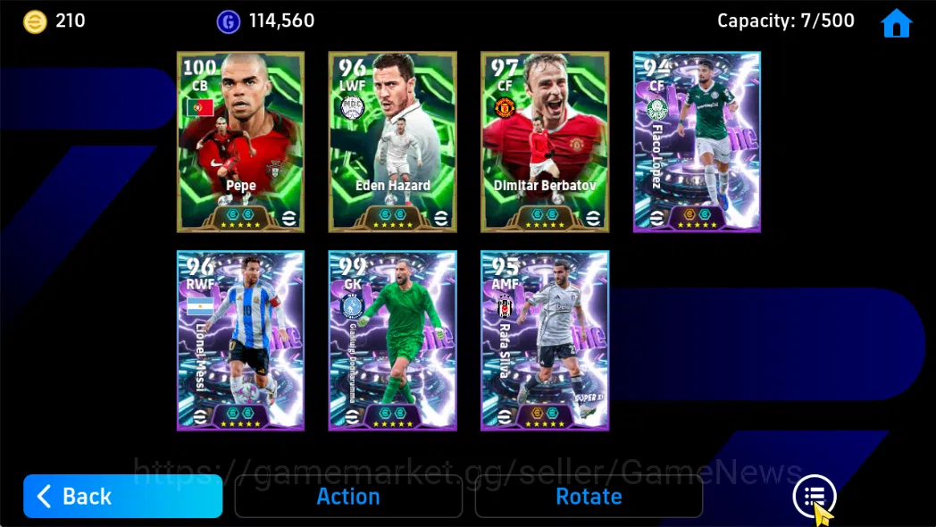 eFootball Accounts Mobile|Pepe(Long-Reach Tackle),Edem Hazard(PhenomP image 3