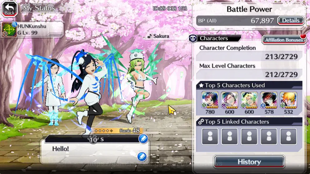 Bleach: Brave Souls Accounts [GLOBAL]6K Orbs+Fresh All Story|TYBW26[Giselle,Can image 13